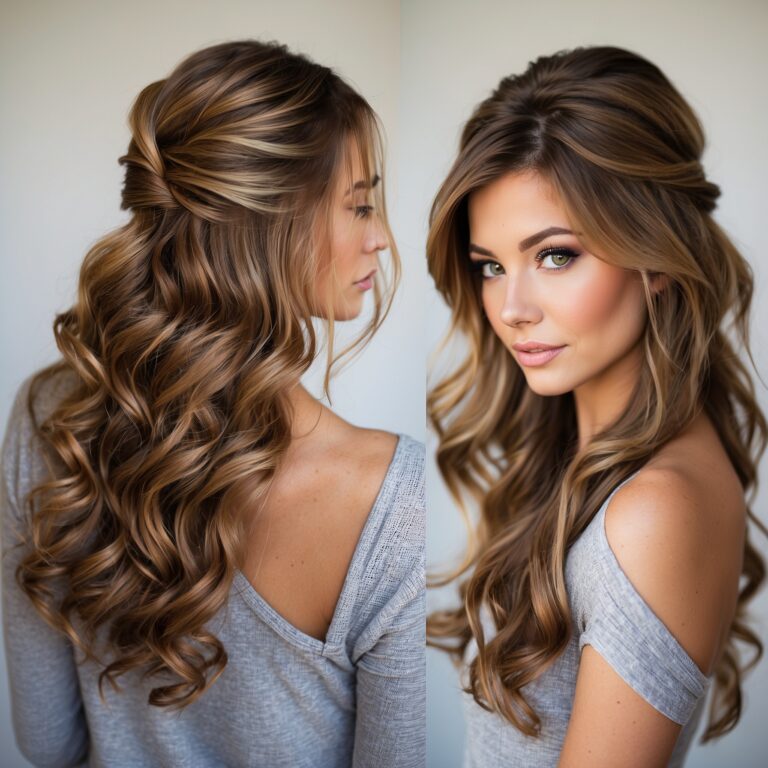 35 Stunning Half Up Half Down Hairstyles Ideas You Need to Try!