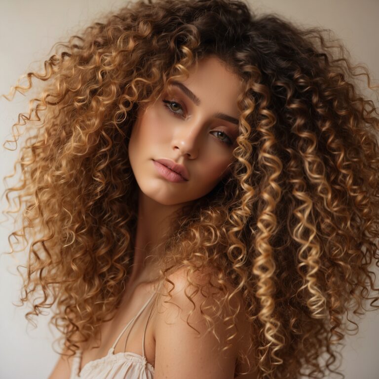 35 Stunning Curly Hair with Caramel Highlights to Try Now!